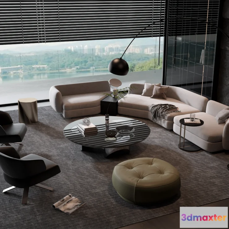 1165104 - LIVINGROOM - SOFA - LONG - 465