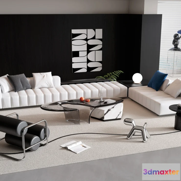 1165124 - LIVINGROOM - SOFA - LONG - 475