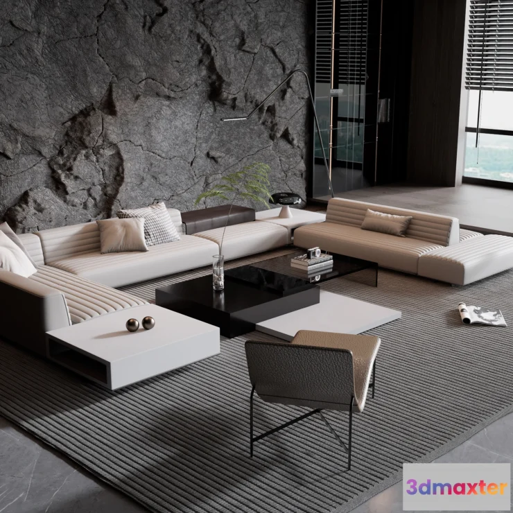 1165146 - LIVINGROOM - SOFA - LONG - 486
