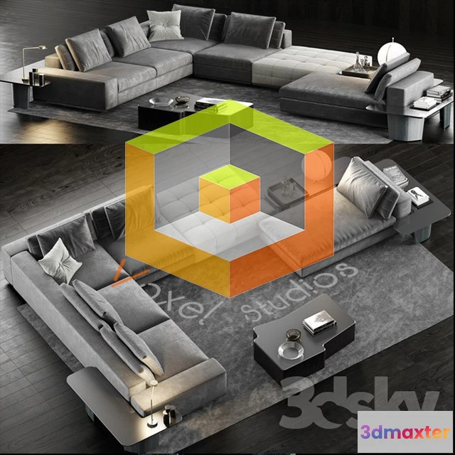 1191576 - SOFA - 3D MODELS - 3DMAX - DOWNLOAD - 001