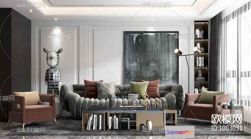 1191590 - SOFA - 3D MODELS - 3DMAX - DOWNLOAD - 008