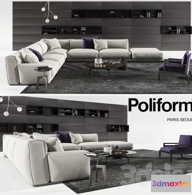 1191632 - SOFA - 3D MODELS - 3DMAX - DOWNLOAD - 029