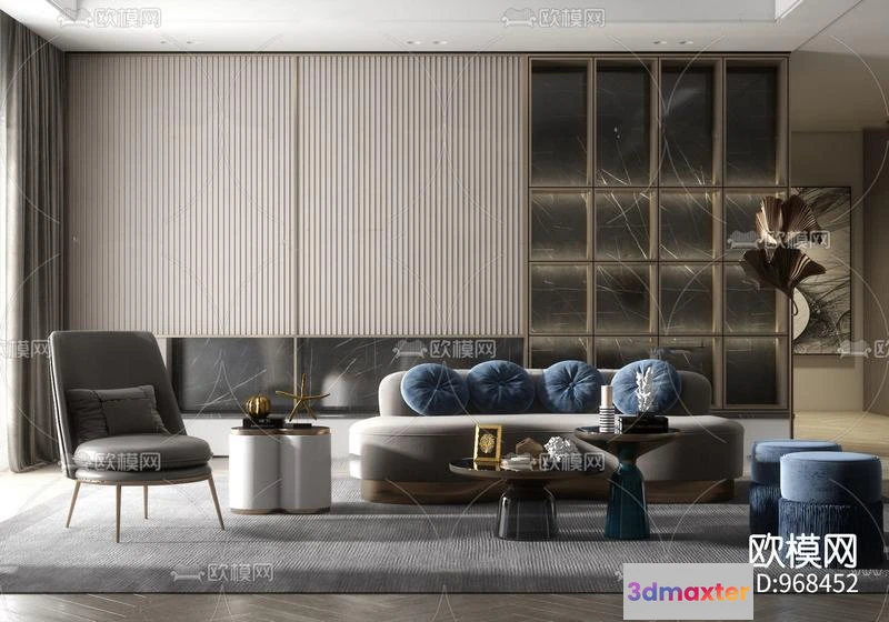 1191636 - SOFA - 3D MODELS - 3DMAX - DOWNLOAD - 031