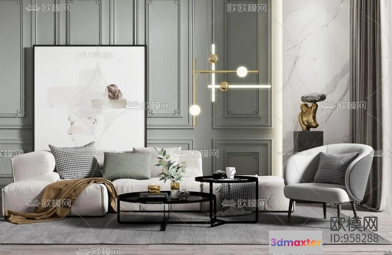 1191658 - SOFA - 3D MODELS - 3DMAX - DOWNLOAD - 042