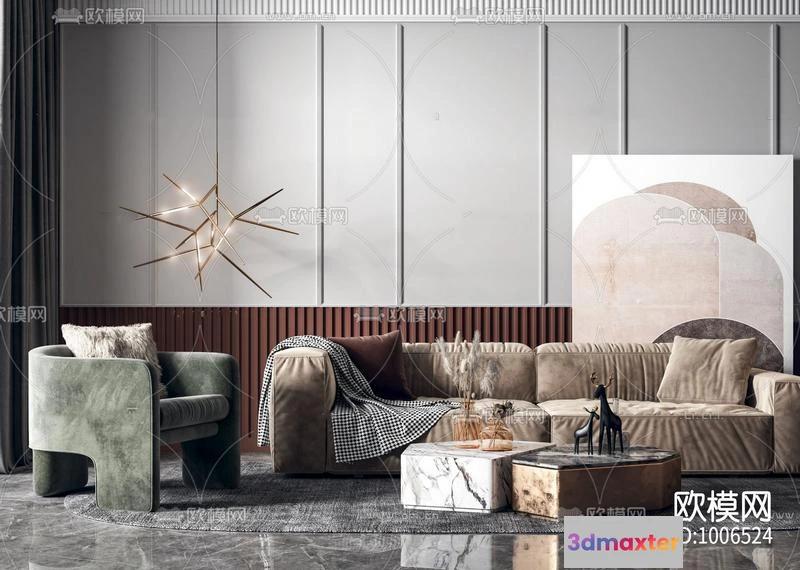 1191708 - SOFA - 3D MODELS - 3DMAX - DOWNLOAD - 067