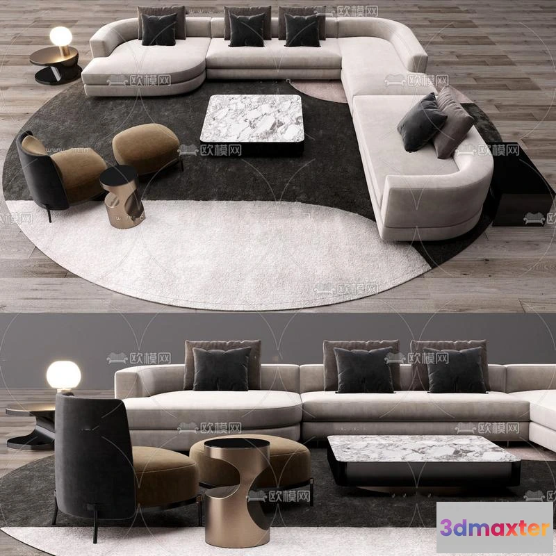 1191730 - SOFA - 3D MODELS - 3DMAX - DOWNLOAD - 078