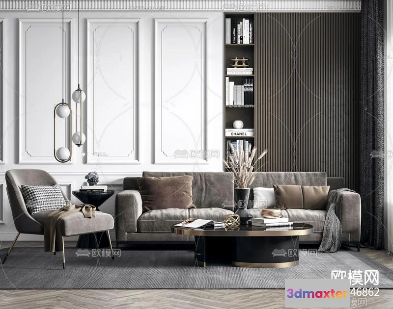 1191748 - SOFA - 3D MODELS - 3DMAX - DOWNLOAD - 087