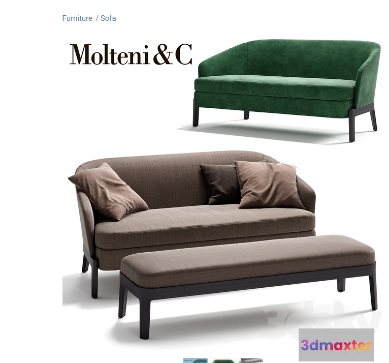 1191754 - SOFA - 3D MODELS - 3DMAX - DOWNLOAD - 090