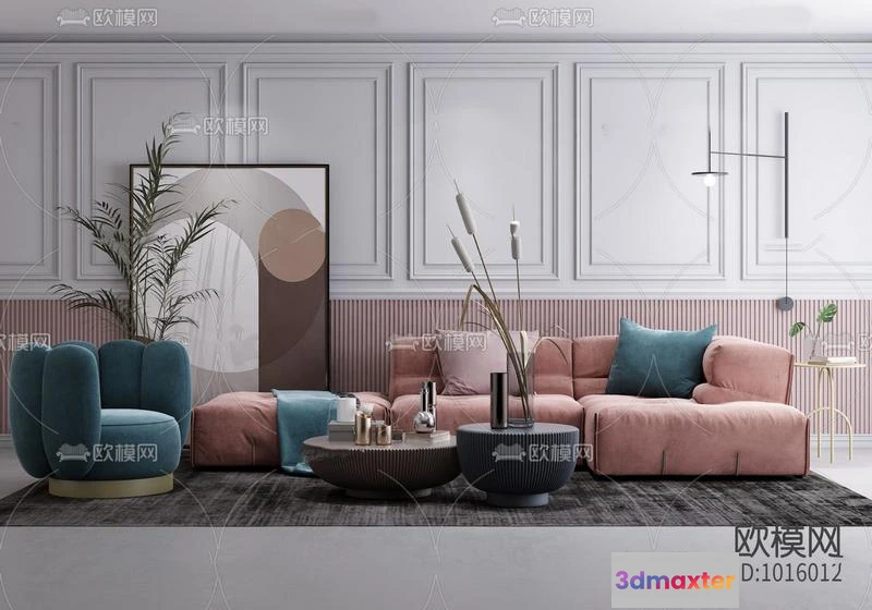 1191768 - SOFA - 3D MODELS - 3DMAX - DOWNLOAD - 097