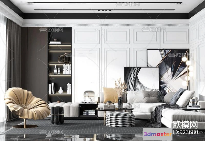 1191798 - SOFA - 3D MODELS - 3DMAX - DOWNLOAD - 112