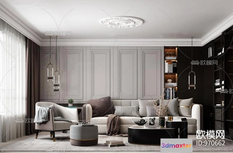 1191824 - SOFA - 3D MODELS - 3DMAX - DOWNLOAD - 125