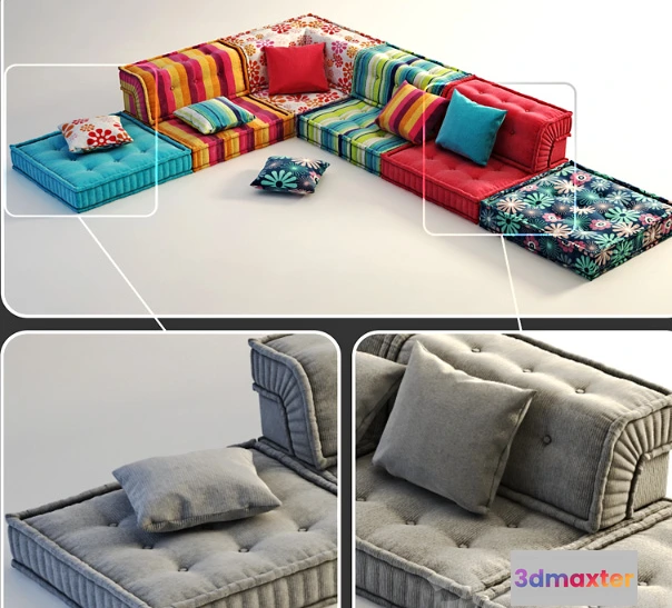 1191830 - SOFA - 3D MODELS - 3DMAX - DOWNLOAD - 128