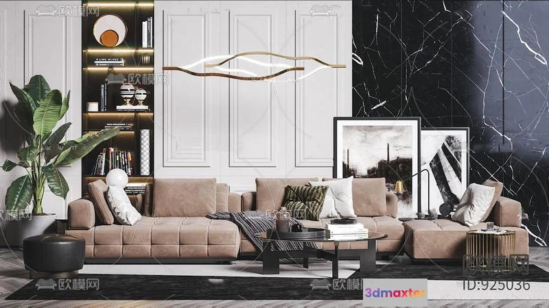 1191846 - SOFA - 3D MODELS - 3DMAX - DOWNLOAD - 136