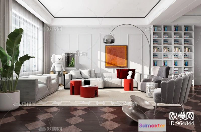 1191888 - SOFA - 3D MODELS - 3DMAX - DOWNLOAD - 157