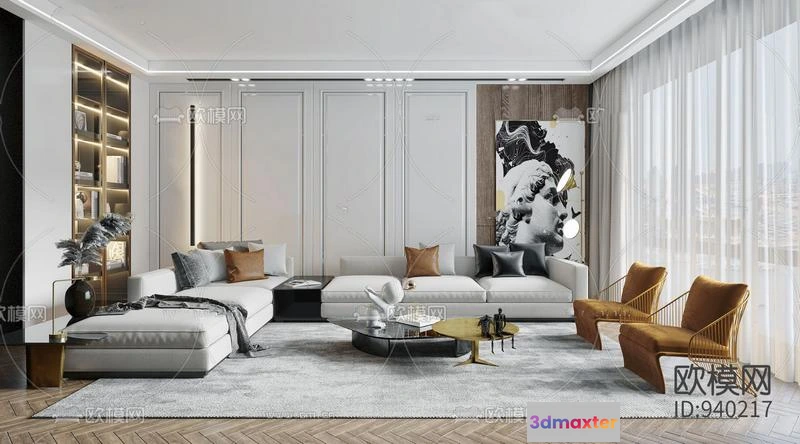 1191908 - SOFA - 3D MODELS - 3DMAX - DOWNLOAD - 167