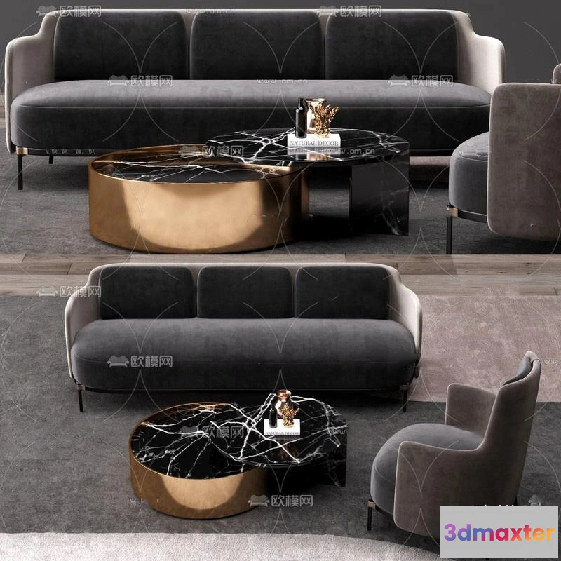 1191912 - SOFA - 3D MODELS - 3DMAX - DOWNLOAD - 169