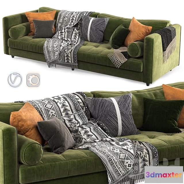 1191914 - SOFA - 3D MODELS - 3DMAX - DOWNLOAD - 170