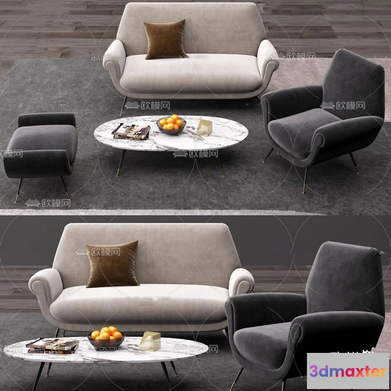 1191928 - SOFA - 3D MODELS - 3DMAX - DOWNLOAD - 177