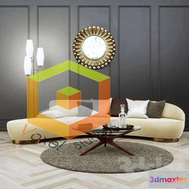 1191964 - SOFA - 3D MODELS - 3DMAX - DOWNLOAD - 195