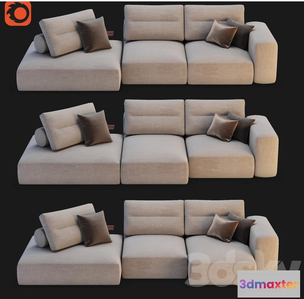 1191986 - SOFA - 3D MODELS - 3DMAX - DOWNLOAD - 206