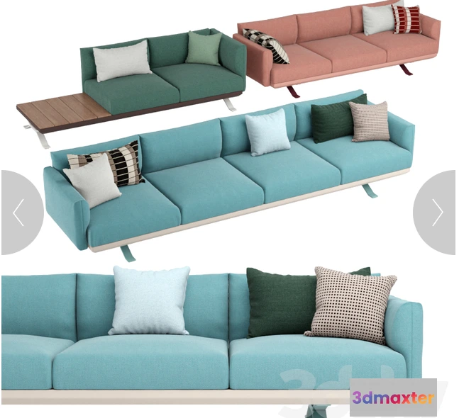 1192022 - SOFA - 3D MODELS - 3DMAX - DOWNLOAD - 224
