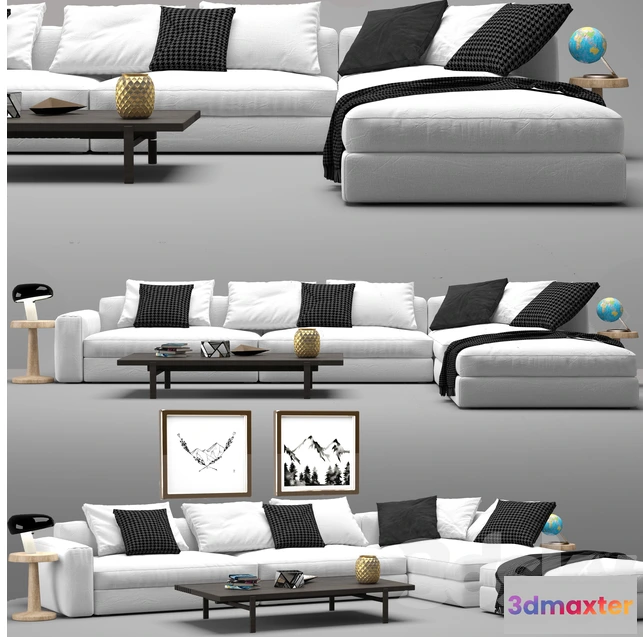 1192028 - SOFA - 3D MODELS - 3DMAX - DOWNLOAD - 227