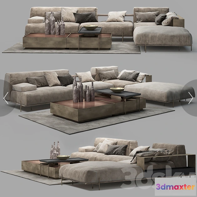 1192040 - SOFA - 3D MODELS - 3DMAX - DOWNLOAD - 233