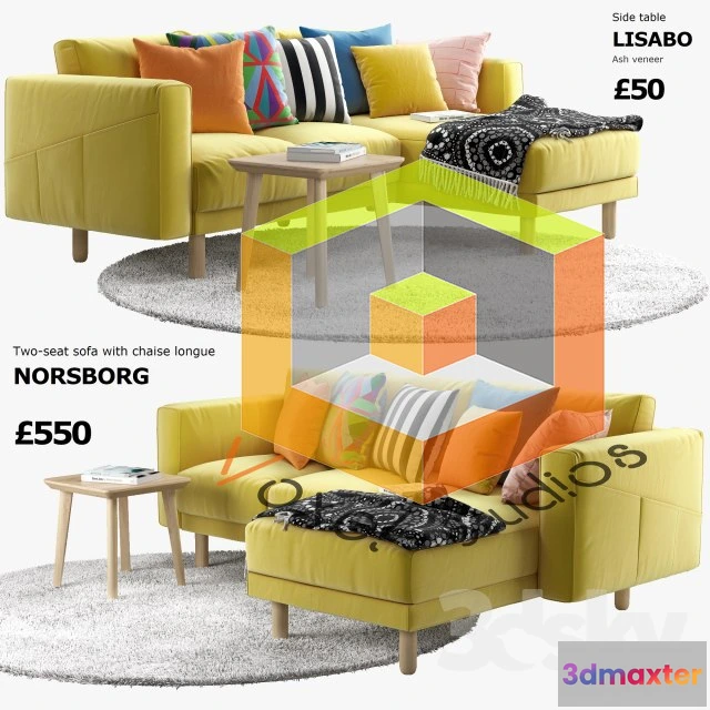 1192044 - SOFA - 3D MODELS - 3DMAX - DOWNLOAD - 235