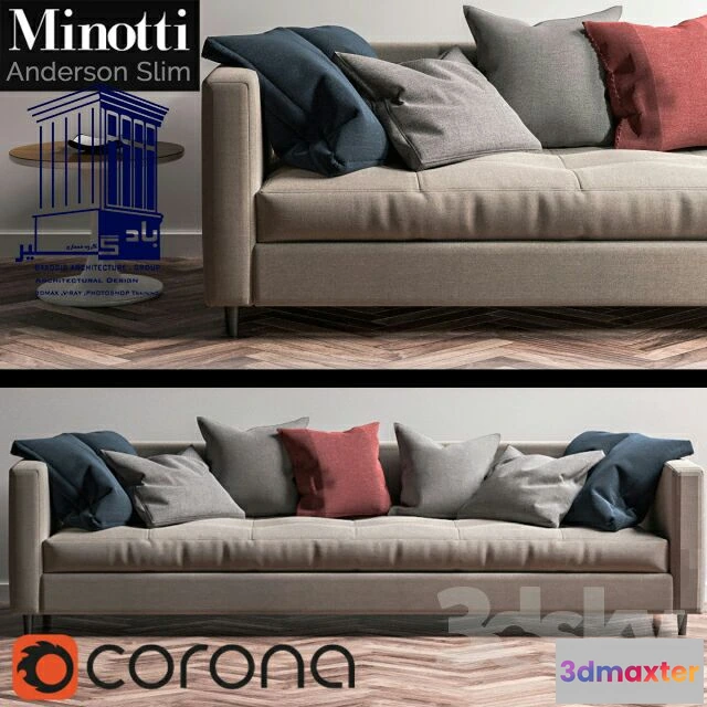 1192064 - SOFA - 3D MODELS - 3DMAX - DOWNLOAD - 245
