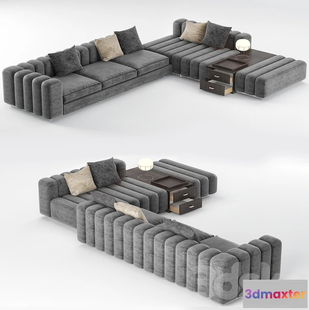 1192074 - SOFA - 3D MODELS - 3DMAX - DOWNLOAD - 250