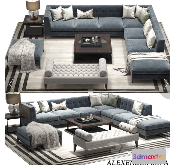 1192090 - SOFA - 3D MODELS - 3DMAX - DOWNLOAD - 258