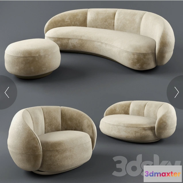 1192092 - SOFA - 3D MODELS - 3DMAX - DOWNLOAD - 259