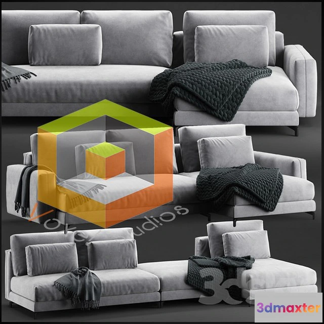 1192100 - SOFA - 3D MODELS - 3DMAX - DOWNLOAD - 263