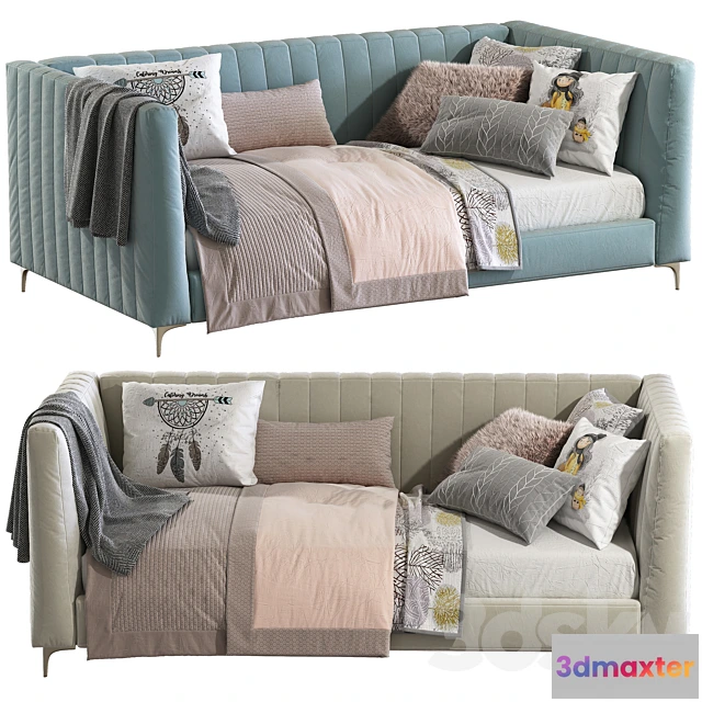 1192150 - SOFA - Bed sofa Avalon Channel Stitch Upholstered Daybed