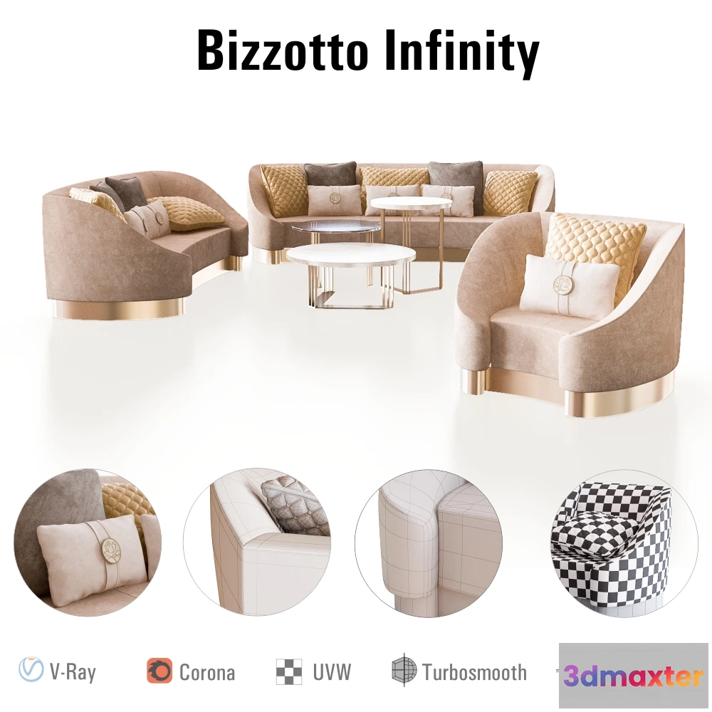 1192158 - SOFA - BIZZOTTO Infinity furniture set