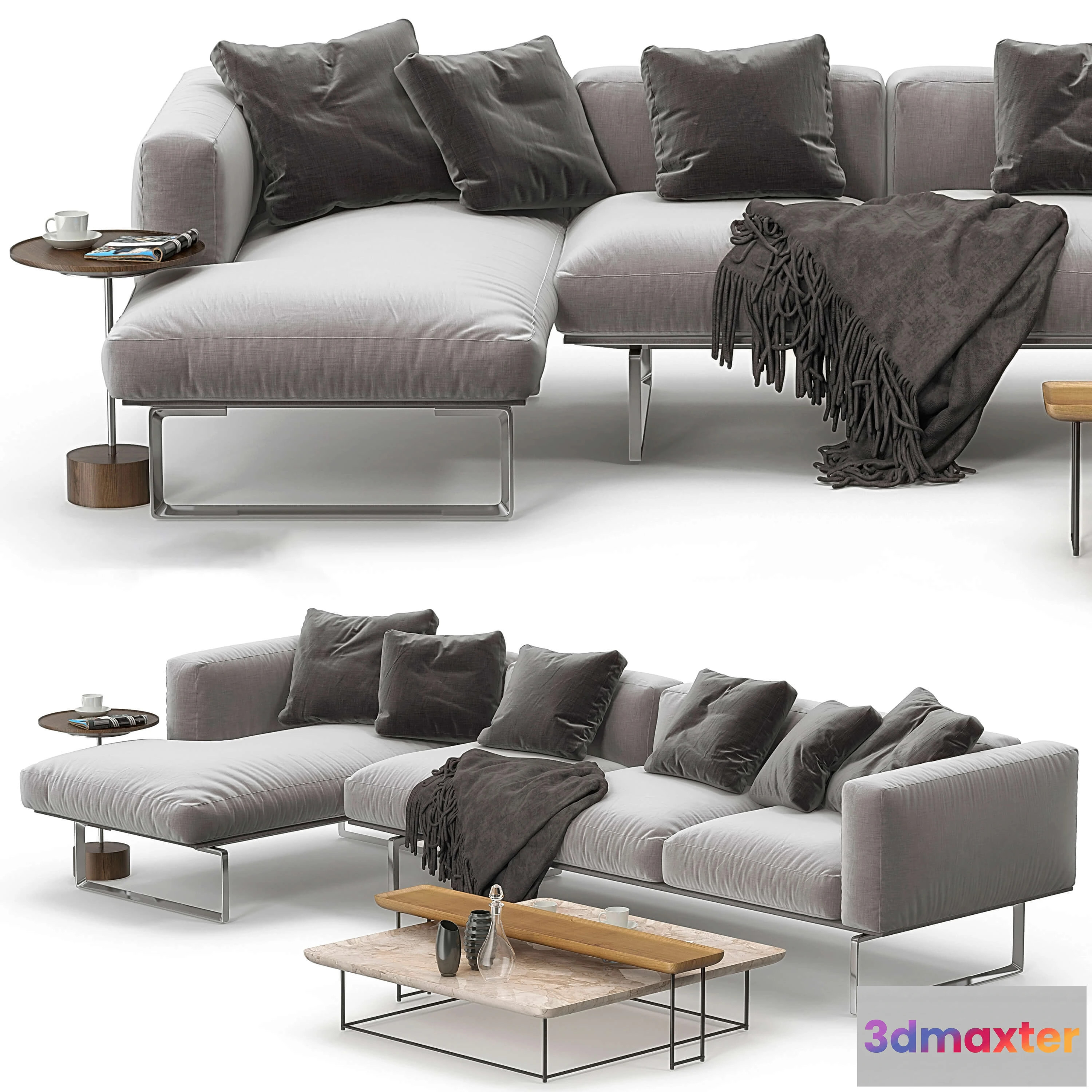 1192216 - SOFA - Cassina 206 sofa corner set