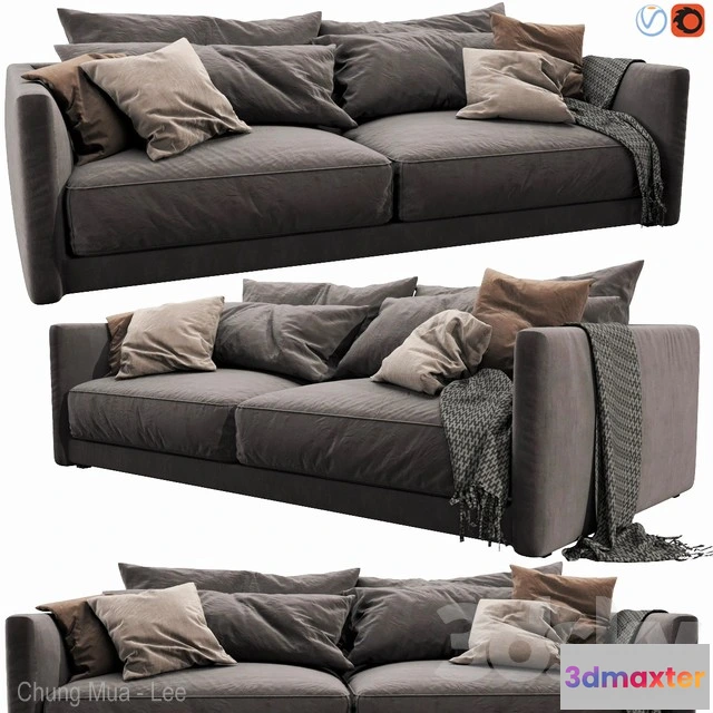 1192382 - SOFA - 3D MODELS - 3DMAX - DOWNLOAD - 327