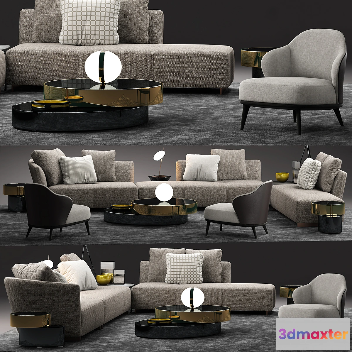 1192432 - SOFA - Collar Minotti sofa 02