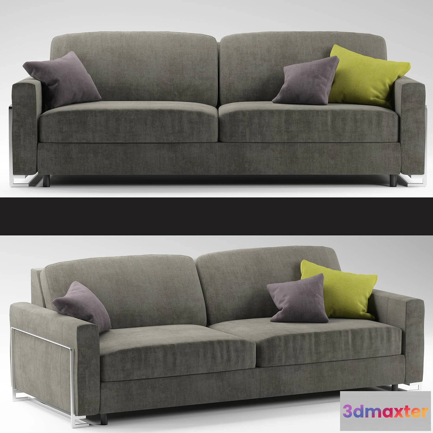 1192534 - SOFA - Detente 3-seat sofa-bed