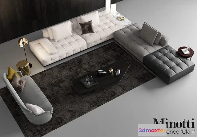 1192590 - SOFA - 3D MODELS - 3DMAX - DOWNLOAD - 351