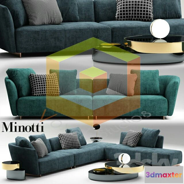 1192606 - SOFA - 3D MODELS - 3DMAX - DOWNLOAD - 355