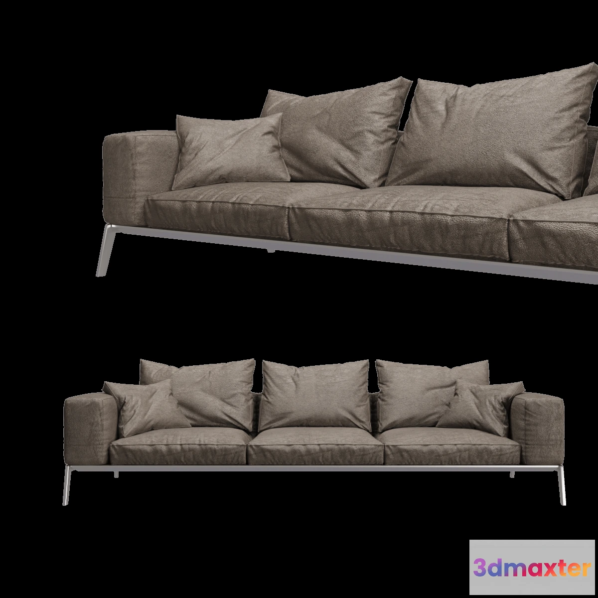 1192620 - SOFA - Flexform Lifesteel sofa