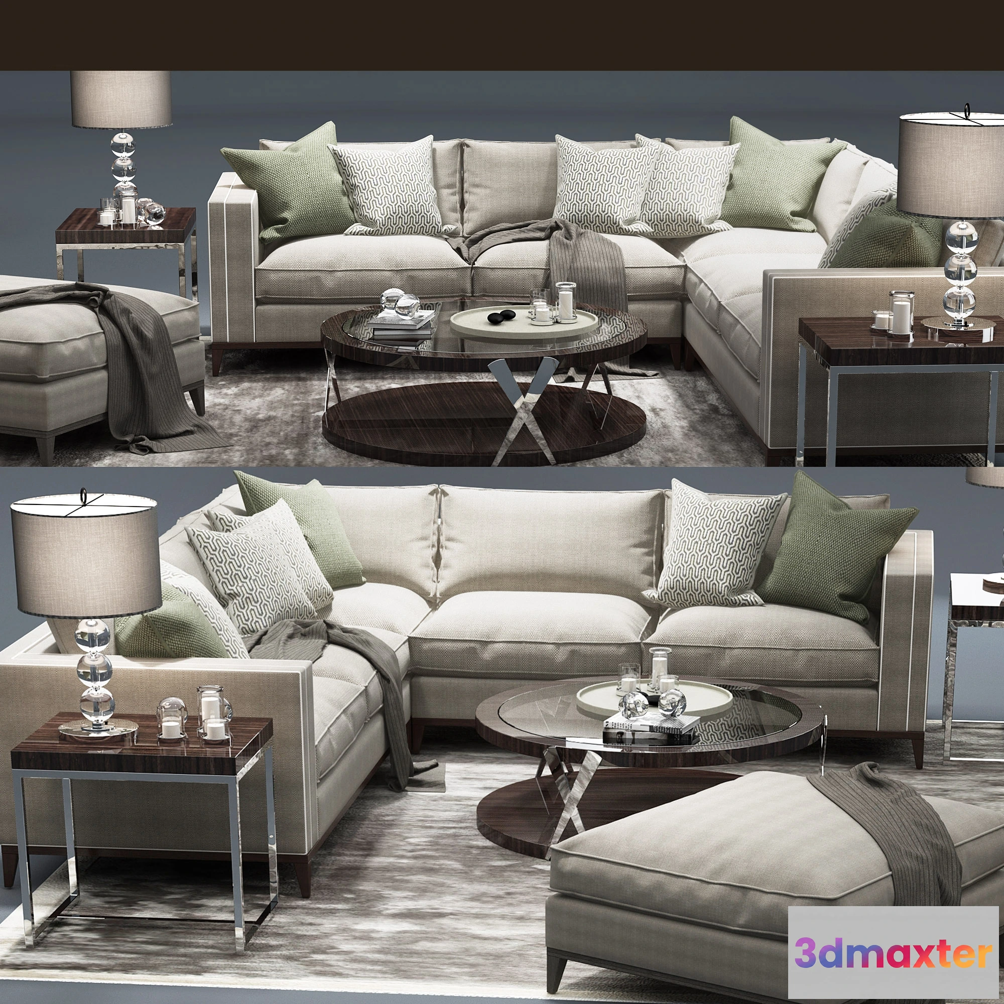 1192646 - SOFA - Hockney Deluxe sofa set 03