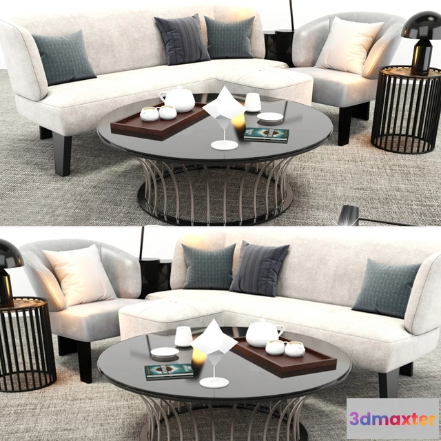 1192676 - SOFA - Minotti Creed sofa and armchair set