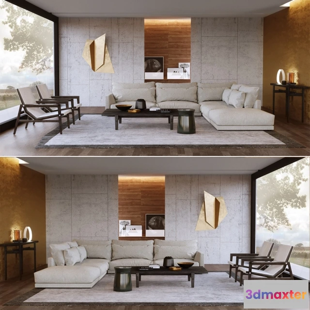 1192728 - SOFA - Set from Poliform Bristol