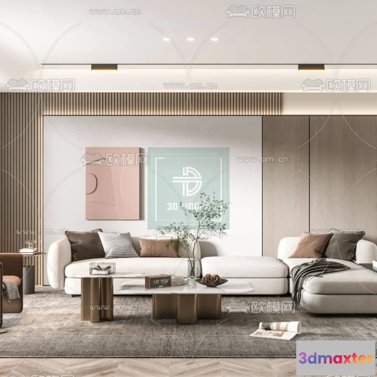 1220330 - Sofa 3D Models - Modern Style - 058