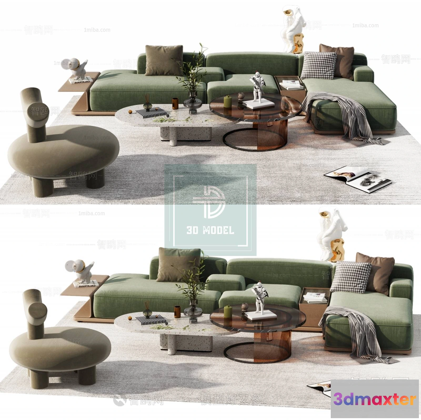 1220368 - Sofa 3D Models - Modern Style - 077