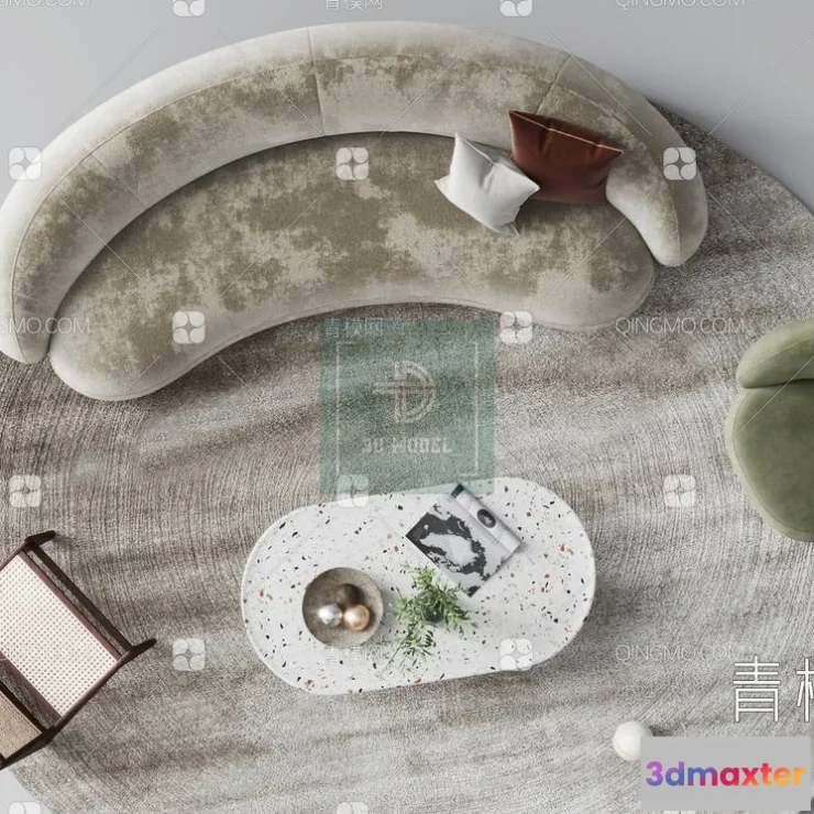 1220396 - Sofa 3D Models - Modern Style - 091