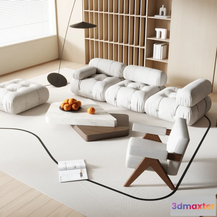 1224404 - LIVINGROOM - SOFA - LONG - 455