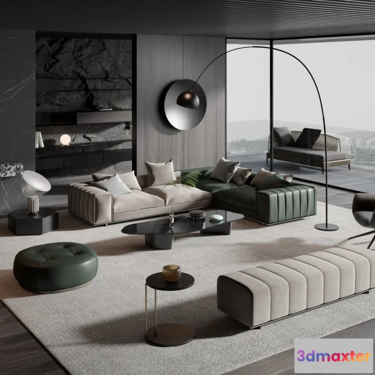 1224416 - LIVINGROOM - SOFA - LONG - 461